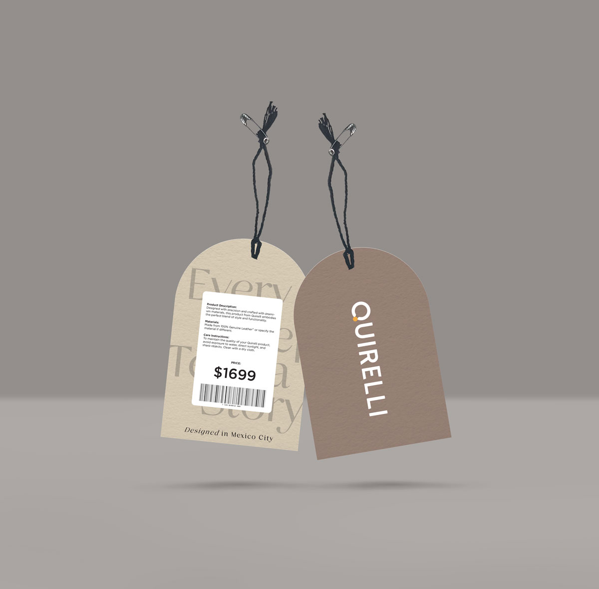 branded tags