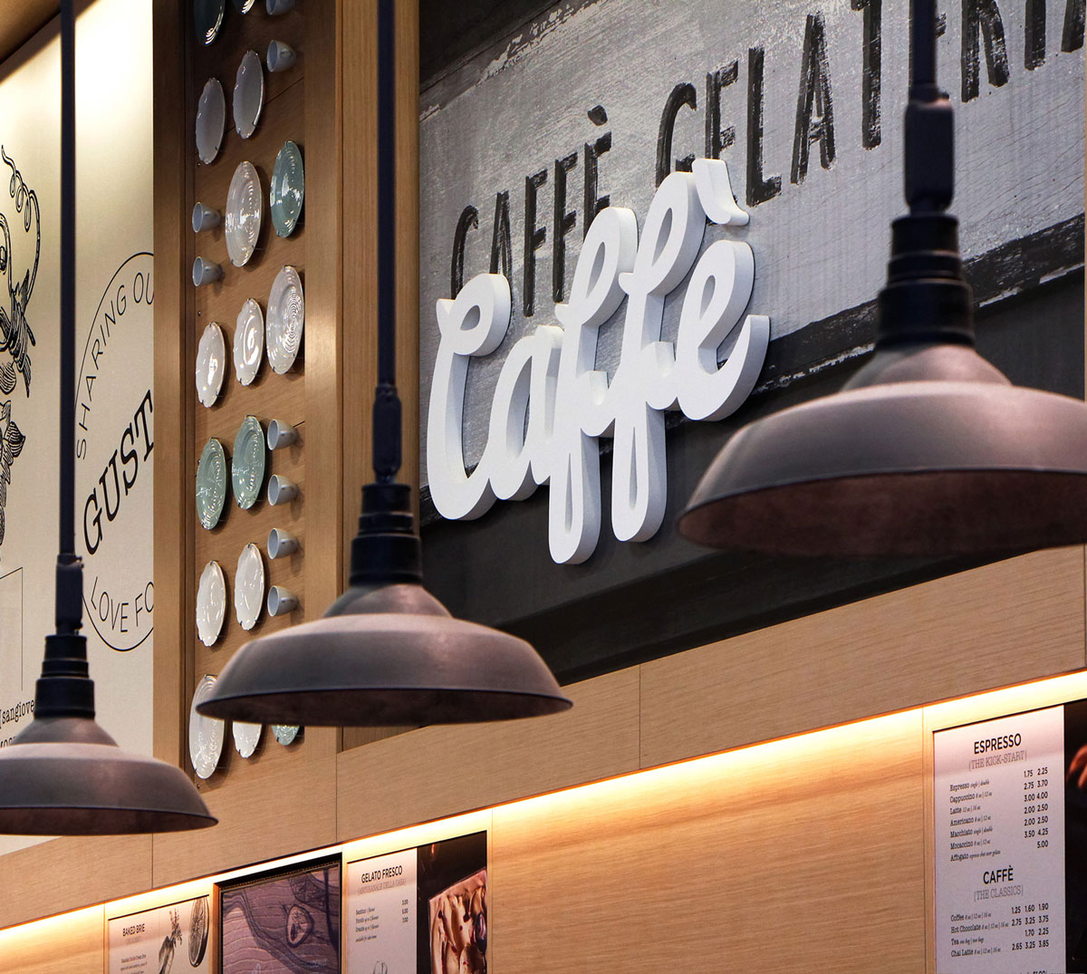 Cafe signage