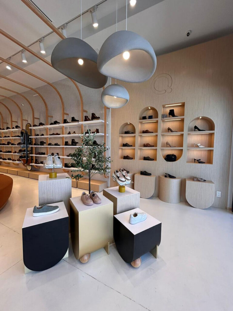 interior shoe store