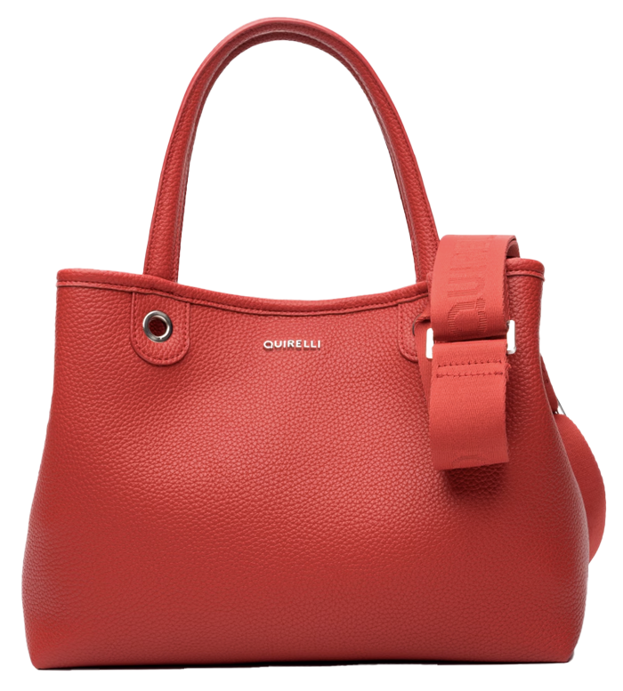 red handbag