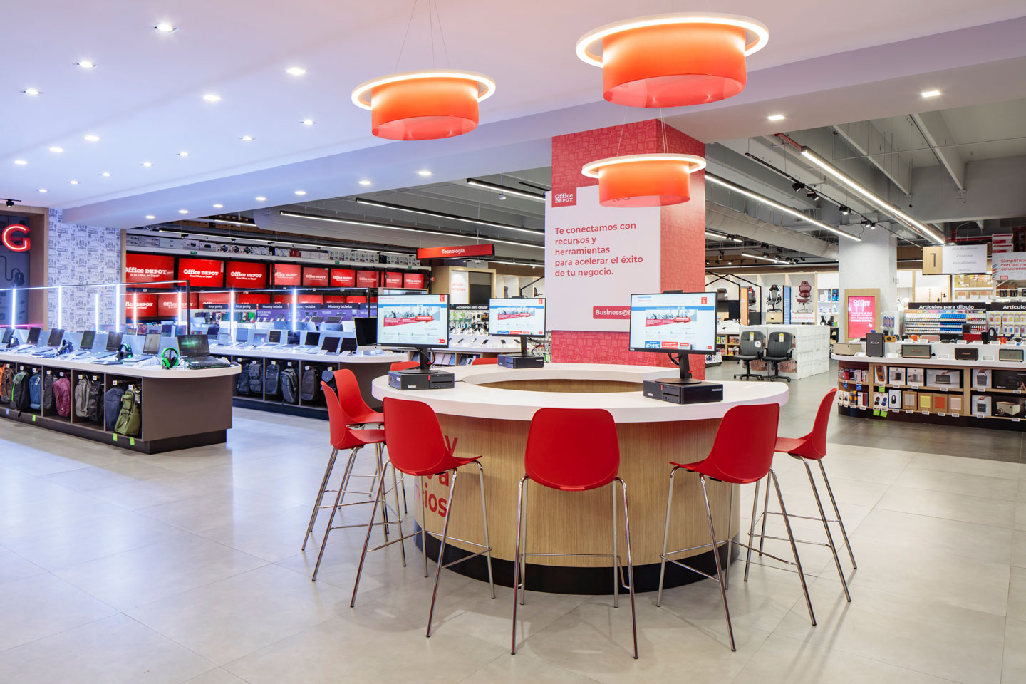 In-store retail marketing with product management with Office Depot